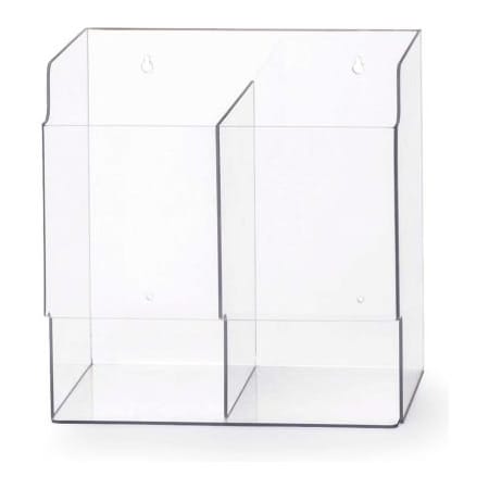 Omnimed Omnimed 305392 Double Acrylic Surgical Glove Box Dispenser, 11-3/8"W x 7"D x 11-3/8"H 305392